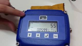 FLOWMEET Flow totalizer screens and usage