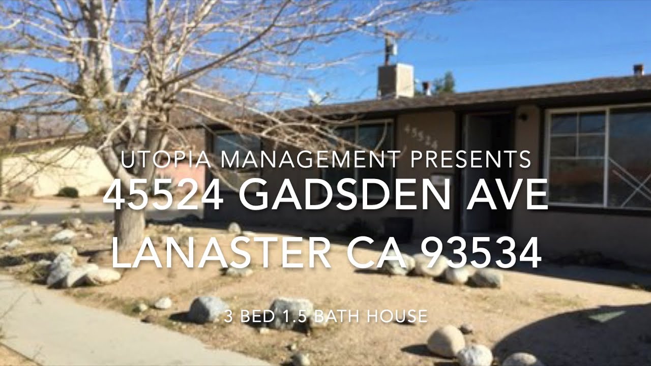 Lancaster Property Management 45524 Gadsden Ave, Lancaster CA 93534