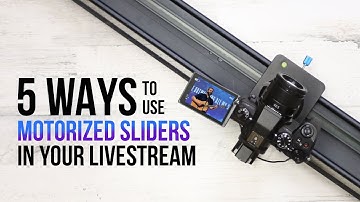 5 Ways to use a Motorized Slider in your Church Livestream (Only $350)