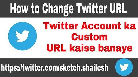 How to Change Twitter URL | Twitter Account ka Custom URL kaise banaye | Sk Tech