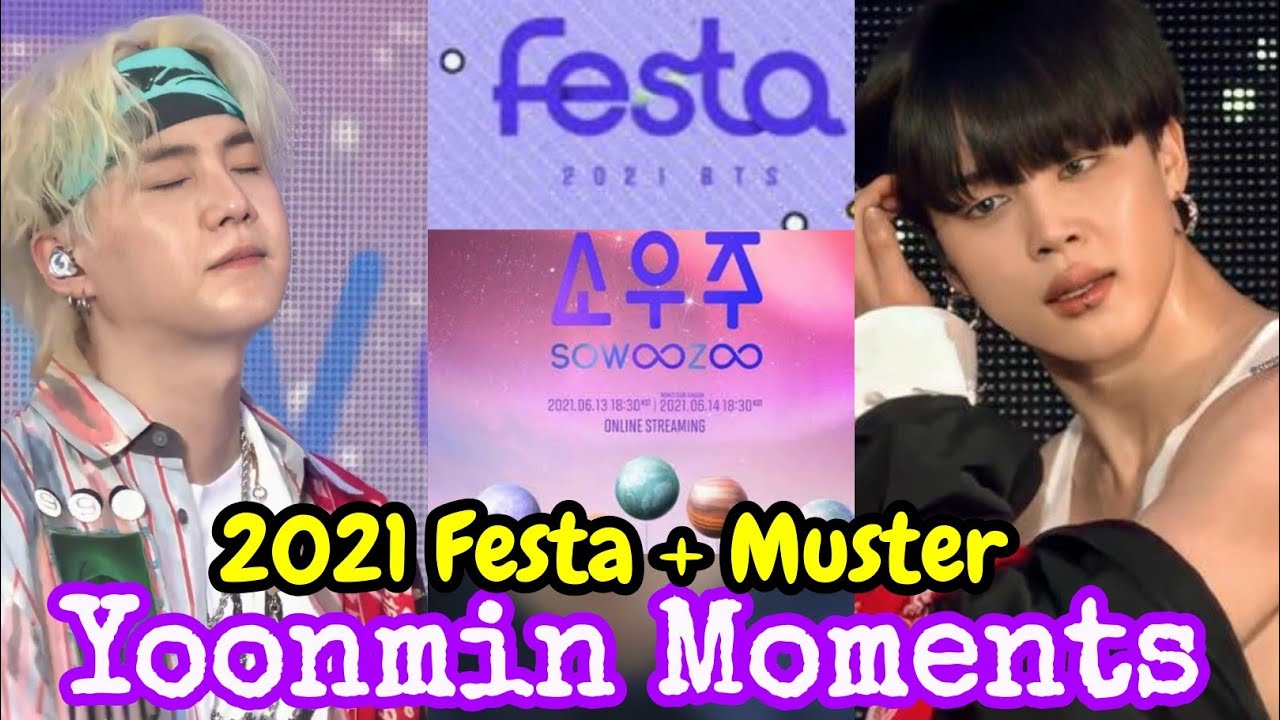 Yoonmin out loud 💕2021 FESTA AND MUSTER YOONMIN MOMENTS | 10 Years and Counting