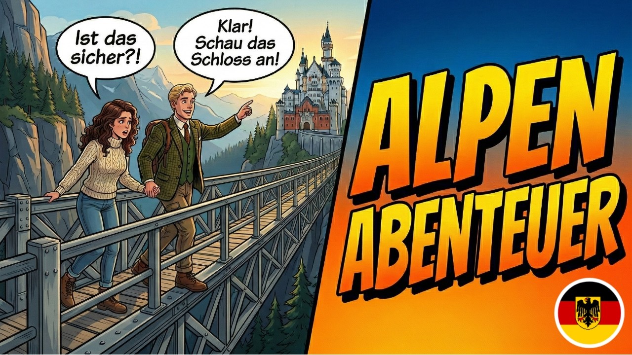 ПрекратИте перевод! ГоворИте по-настоящему быстро по-немецкИ: эпИческая ИсторИя Альп И дИалогИ уровн
