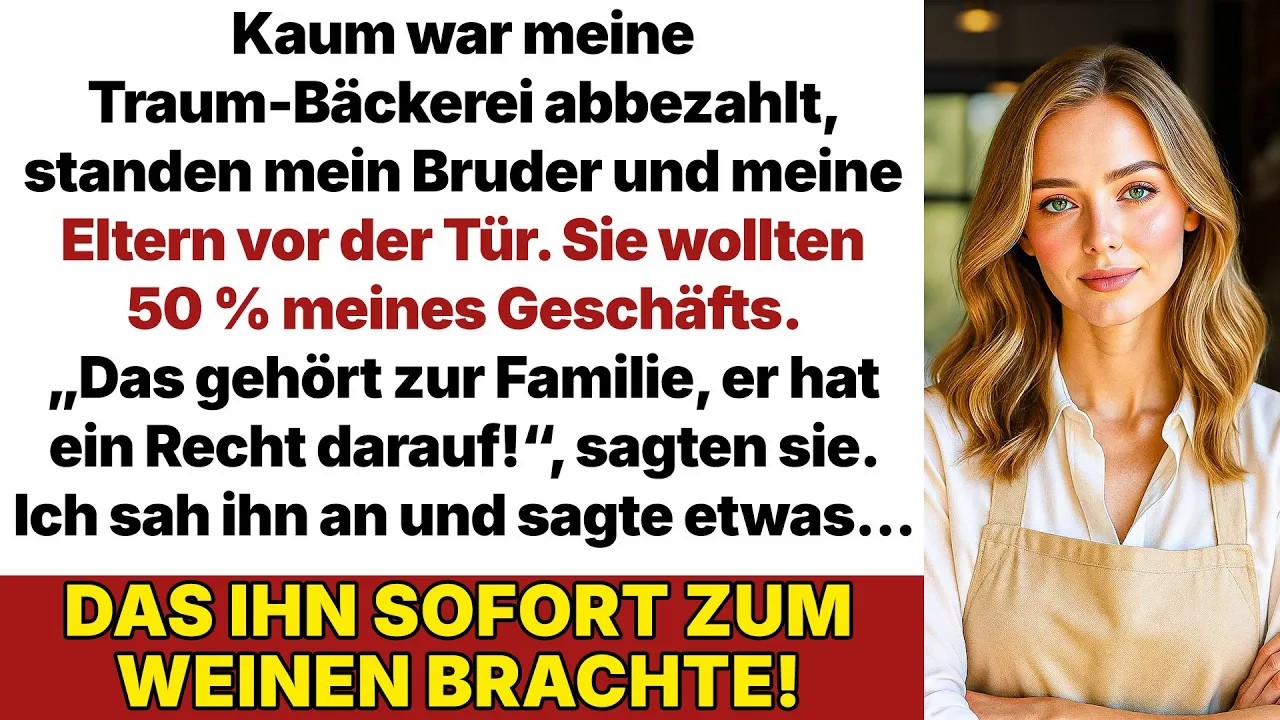 Meine Familie wandte sich ab, ich gründete allein mein Geschäft – dann wollten sie die Hälftel