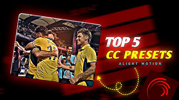 TOP 5 SMOOTH CRICKET HDR CC PRESETS 🤯 | ALIGHT MOTION CC XML FILE