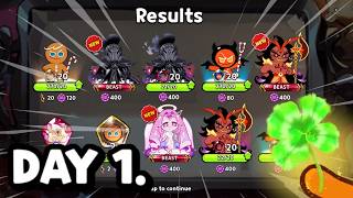 DAY #1 of trying to pull the BEST gacha pull in Cookie Run Kingdom screenshot 1