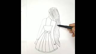 How to make a girl dress design# viral #video