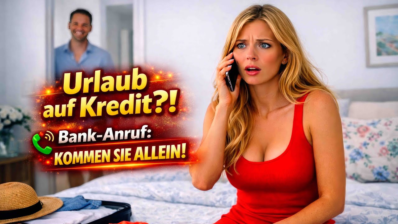 Vor dem Urlaub rief mich die Bank an und bat mich, OHNE meinen Mann zu kommen… 🏦📞😳