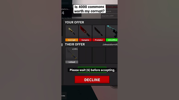 Is 4000 commons worth corrupt?