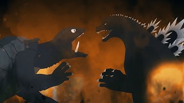 Godzilla vs Gamera Part 1 Animation