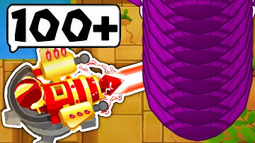 So I tried to send my opponent 100+ BADs and this happened... (Bloons TD Battles 2)