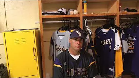 Interview with Shane Trosclair Thibodaux Tigers Baseball