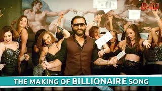 The Making Of BILLIONAIRE Song | Baazaar | Saif Ali Khan | B4U Motion Pictures