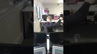 COWBOY JACK IN THE OFFICE - Funny Short Filmed Years Ago