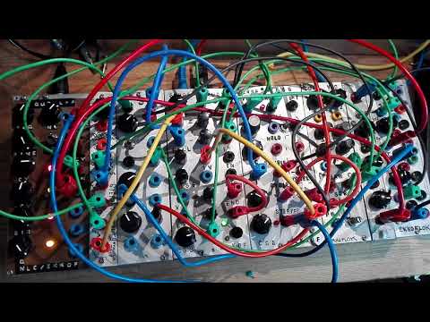 Aleatoric pling plong patch on diy Serge modular synthesizer