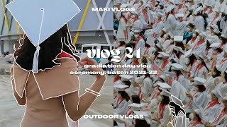 graduation day vlog