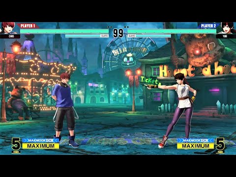 Chris vs Yuri Sakazaki (Hardest AI) - KOF XV