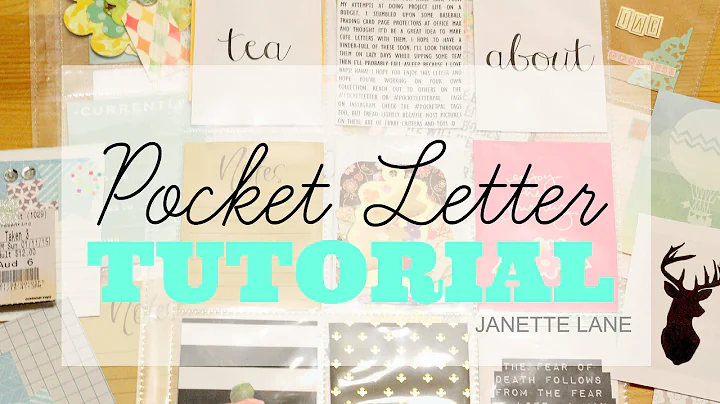 Pocket Letter: Basic Tutorial from Creator Janette...