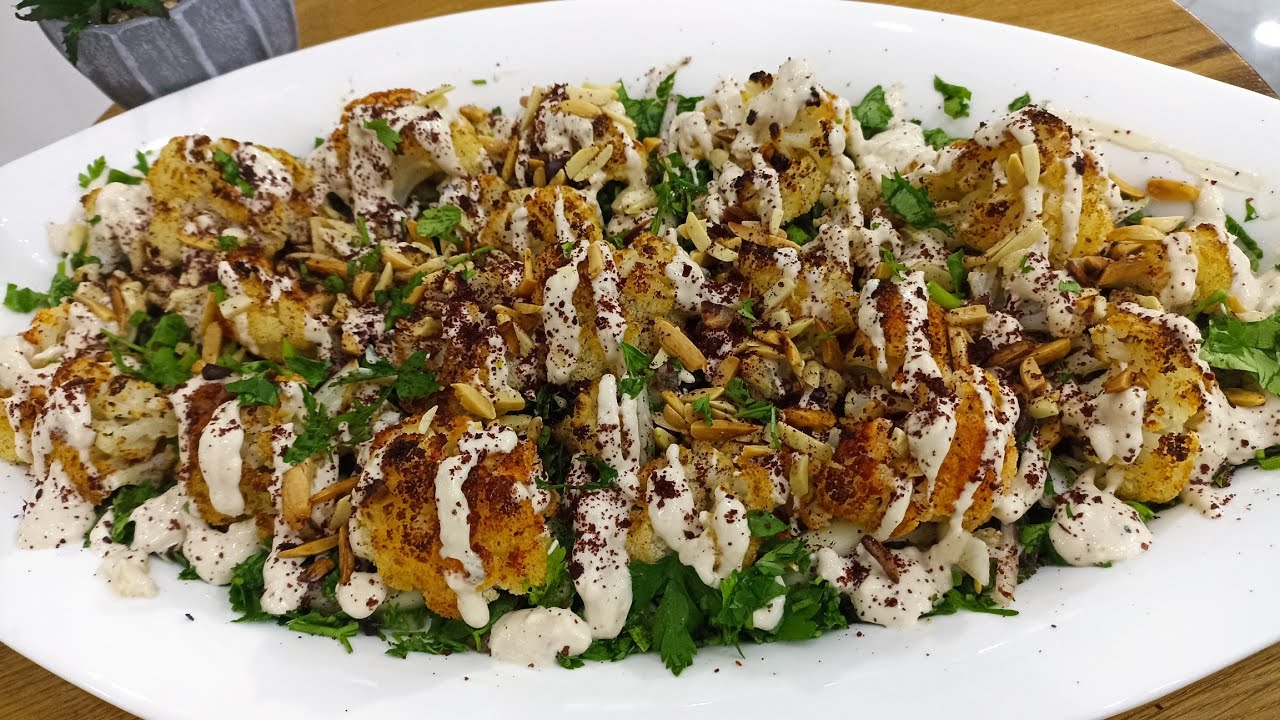 #مقبلات#سلطات#سلطة القرنبيط أو الزهرة باسهل طريقه وأطيب طعم وشكل رائع جربوهامن فكرة وطبخه مع ام احمد