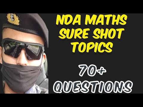 Life Saving Topics for MATHS NDA II -2023 | Analysis - Lieutenant Suyal