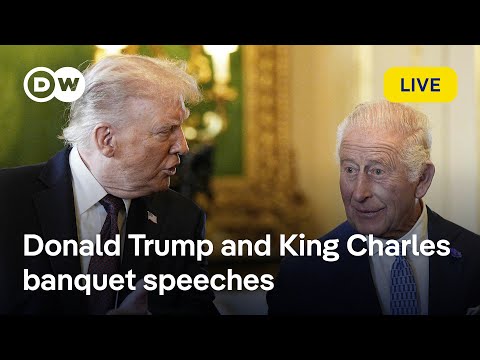 Live King Charles And US President Trump Deliver Speeches At The State Banquet DW News