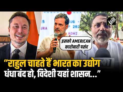 "Foreign rule here", Rahul Gandhi's comment on Elon Musk's post, Nishikant Dubey attacks