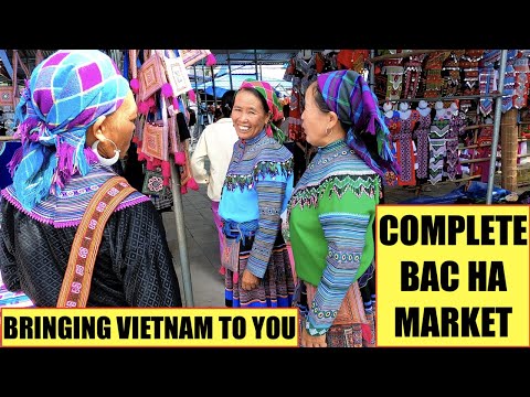 Complete Bac Ha Market in 4K | Full walk through Bac Ha Market