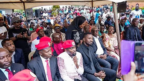 H.E PRESIDENT BOBI WINE,ABED BWANIKA NE MPUUGA SAME PLACE MUKUZIIKA PASIKALI