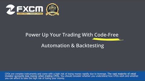 Power Up Your Trading with FXCM and Capitalise AI - Code-Free Automation & Backtesting