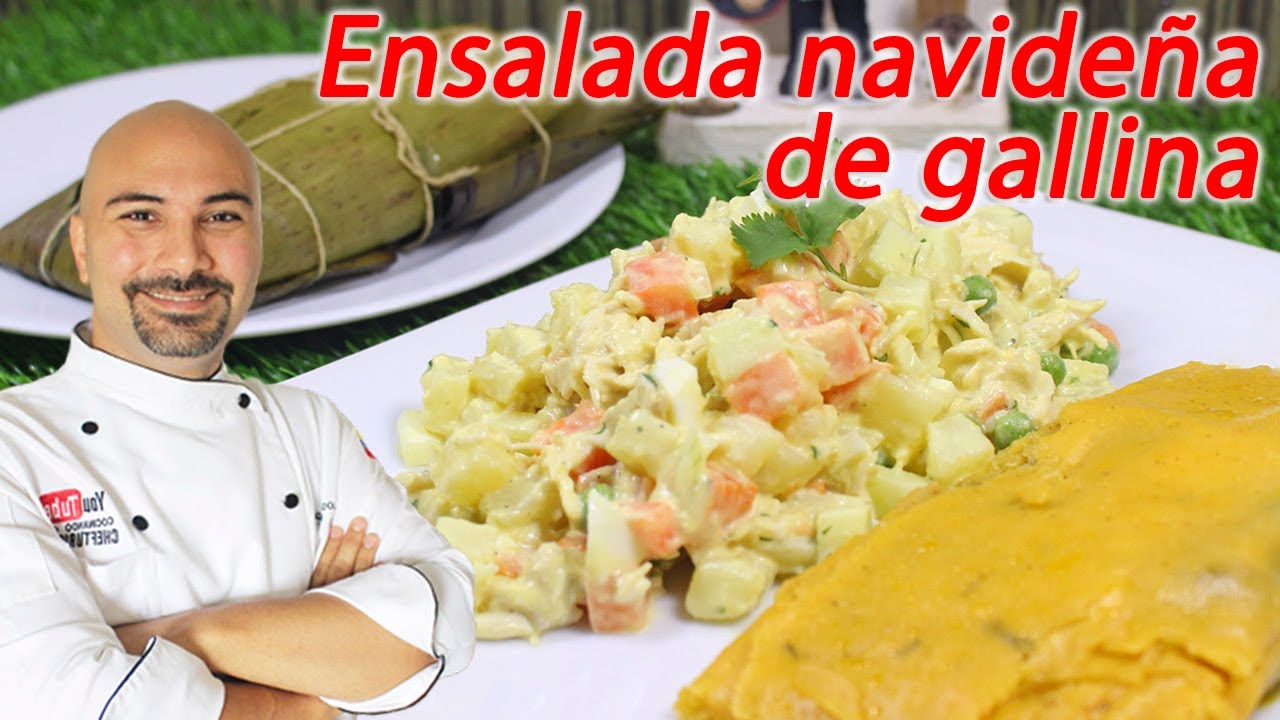 Ensalada de gallina. ¡No te resistirás a ella!