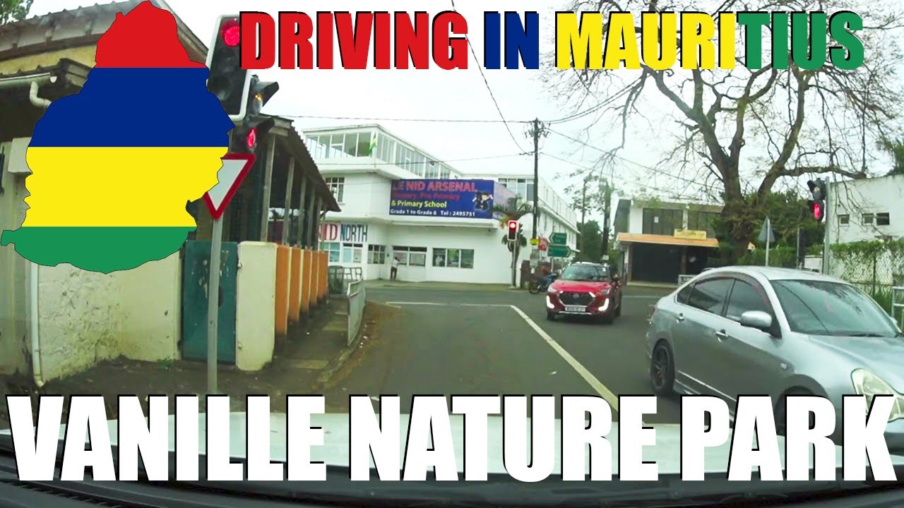 Driving in Mauritius from Le Récif Attitude Hotel to La Vanille Nature Park on Monday June 19th 2023