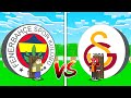 GALATASARAY EV VS FENERBAHÇE EV! 🏡 - Minecraft