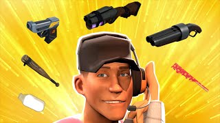 TF2 Reviewing Every SCOUT Weapon...with Memes