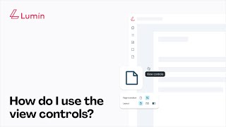 How to use view controls