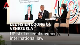 Singapore Sm Lee Hsien Loong Us Intervention In Venezuela Is contravention Of International Law