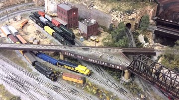 DCC++ automation of single-train operations completely controlled by the Arduino DCC++ base station.