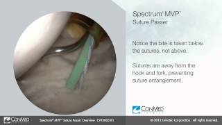 ConMed Linvatec Spectrum® MVP™ Suture Passer Overview