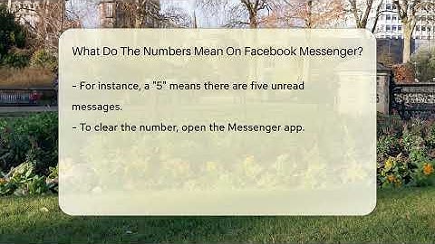 What Do The Numbers Mean On Facebook Messenger? - Everyday-Networking