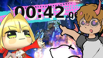 The 2nd longest & most tiring speedrun I ever made - 42 seconds Fate/EXTELLA LINK Level 18 Speedrun