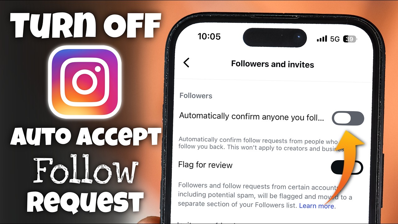 How to Turn Off Auto Accept Request in Instagram | Follow Request ...