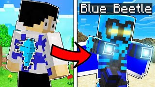 Me Transformó En BLUE BEETLE En Minecraft!