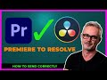 How to Send a Premiere Timeline to Resolve & Fix XML Issues