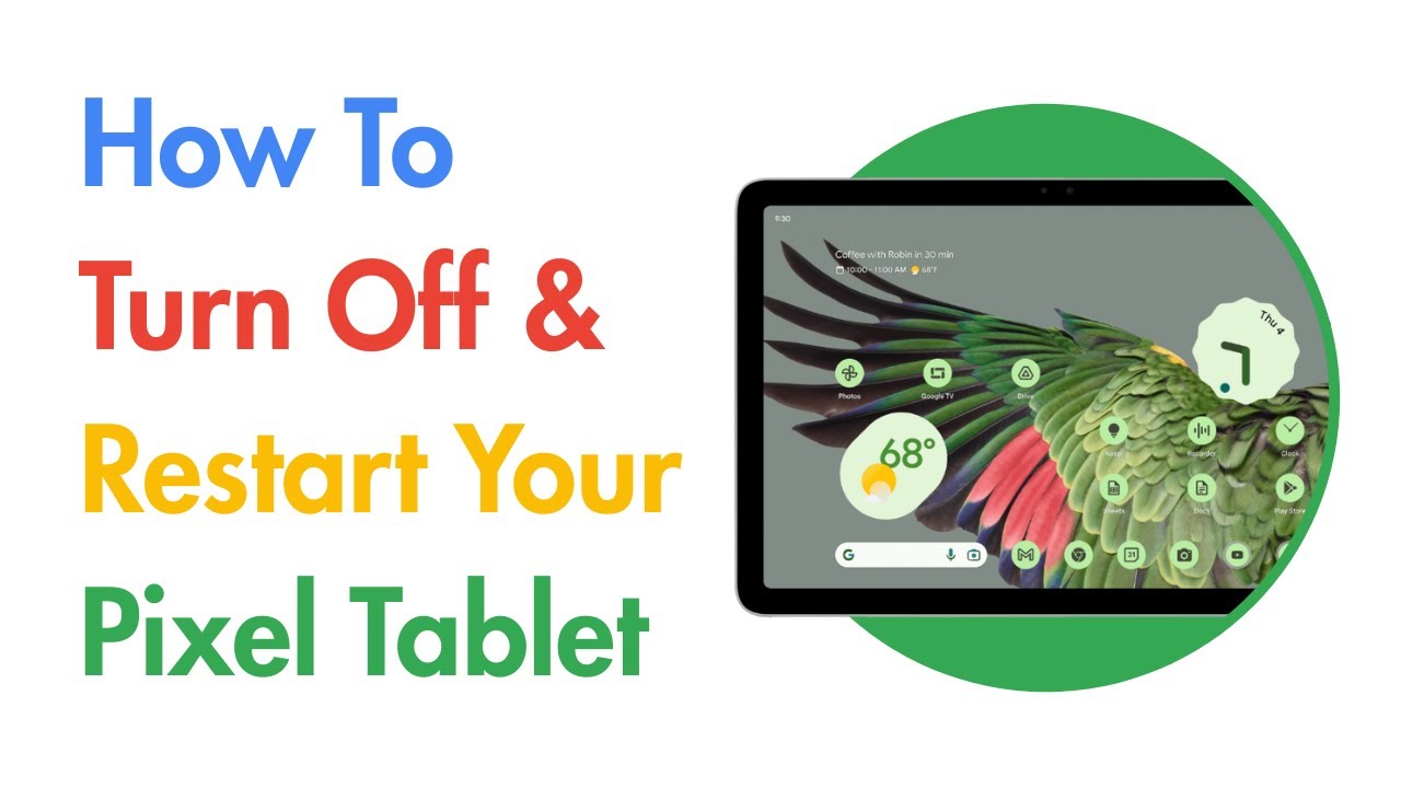 How to Turn Off or Restart Google Pixel Tablet | Master Your Pixel Tablet Power Controls in Seconds