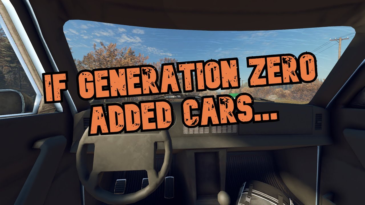 spor indhold Pædagogik When Generation Zero Adds Drivable Cars... - YouTube