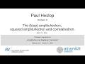 Paul Heslop - The (loop) amplituhedron, squared amplituhedron and correlahedron.