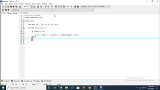 Tugas membuat sebuah program menggunakan statement IF, For dan Array.