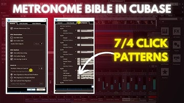 Cubase 12 PRO Complete Course in HINDI | Metronome BIBLE | 3/4 7/4 Metronome setting