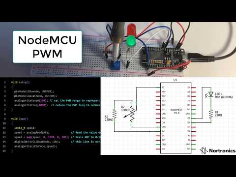 PWM LED Dimmer on NodeMCU