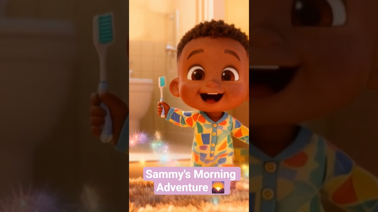 Утренние приключения Сэмми 🌞 | Веселая песенка о утренней рутине для детей | StoryBitesAdventures