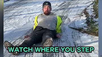 Watch Where You Step! Ice Fails! 😂❄️ #compilation | CATERS CLIPS