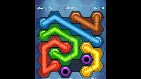 Pipe Lines Hexa Amateur Level 11-20 Solution